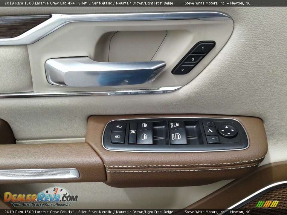 Door Panel of 2019 Ram 1500 Laramie Crew Cab 4x4 Photo #9