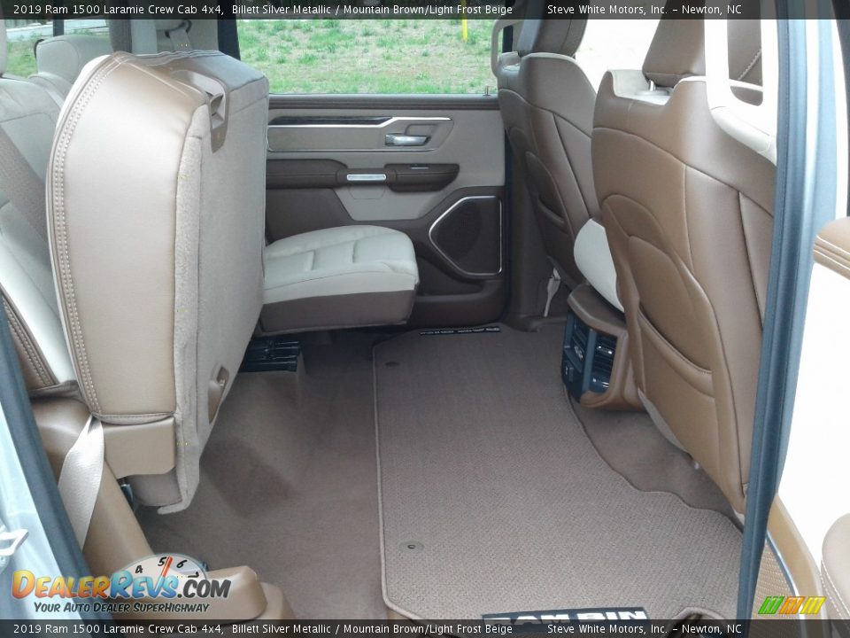 Rear Seat of 2019 Ram 1500 Laramie Crew Cab 4x4 Photo #15