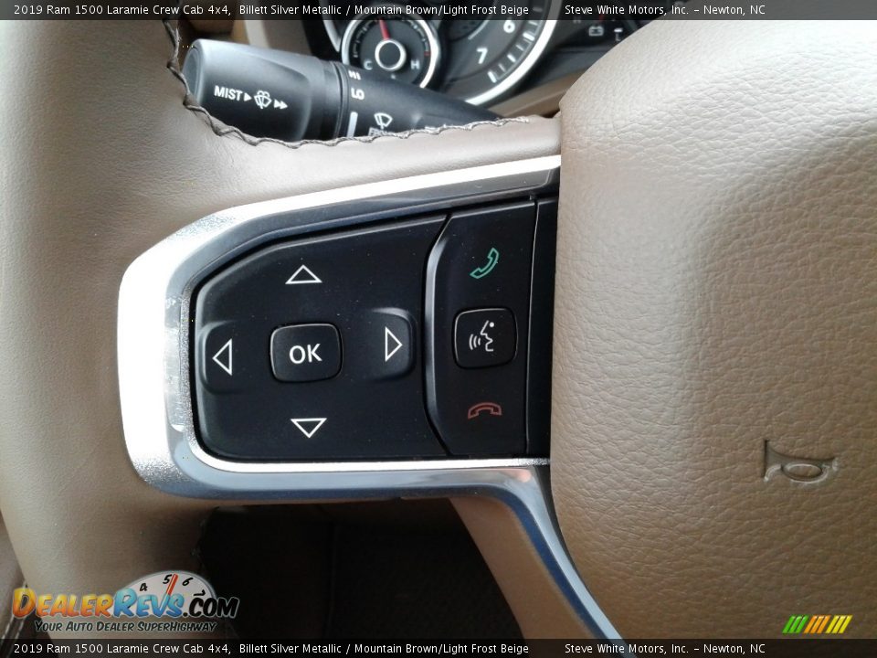 Controls of 2019 Ram 1500 Laramie Crew Cab 4x4 Photo #20