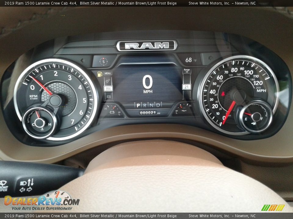 2019 Ram 1500 Laramie Crew Cab 4x4 Gauges Photo #22