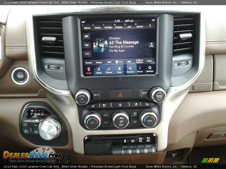 Controls of 2019 Ram 1500 Laramie Crew Cab 4x4 Photo #23
