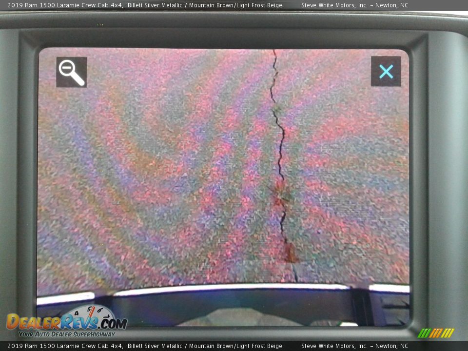 2019 Ram 1500 Laramie Crew Cab 4x4 Billett Silver Metallic / Mountain Brown/Light Frost Beige Photo #26