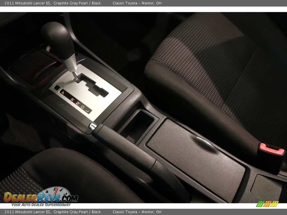 2011 Mitsubishi Lancer ES Graphite Gray Pearl / Black Photo #10