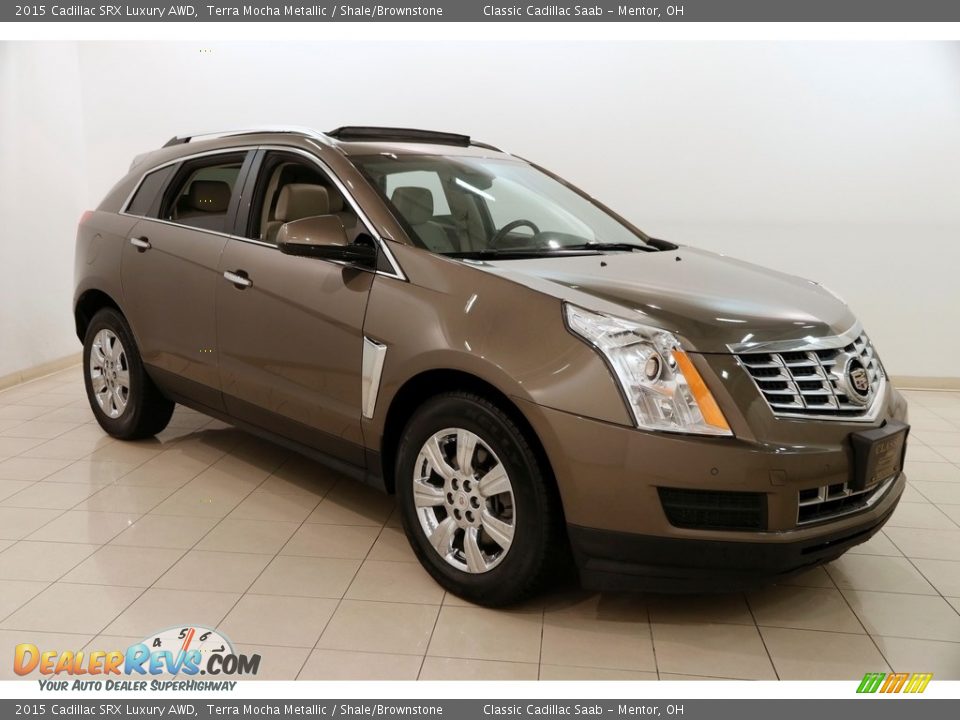 2015 Cadillac SRX Luxury AWD Terra Mocha Metallic / Shale/Brownstone Photo #1
