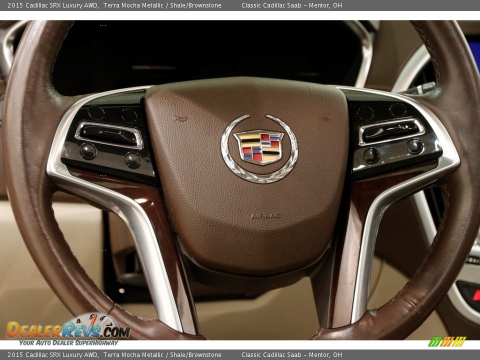 2015 Cadillac SRX Luxury AWD Terra Mocha Metallic / Shale/Brownstone Photo #6