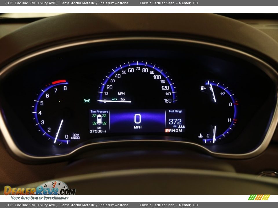 2015 Cadillac SRX Luxury AWD Terra Mocha Metallic / Shale/Brownstone Photo #7