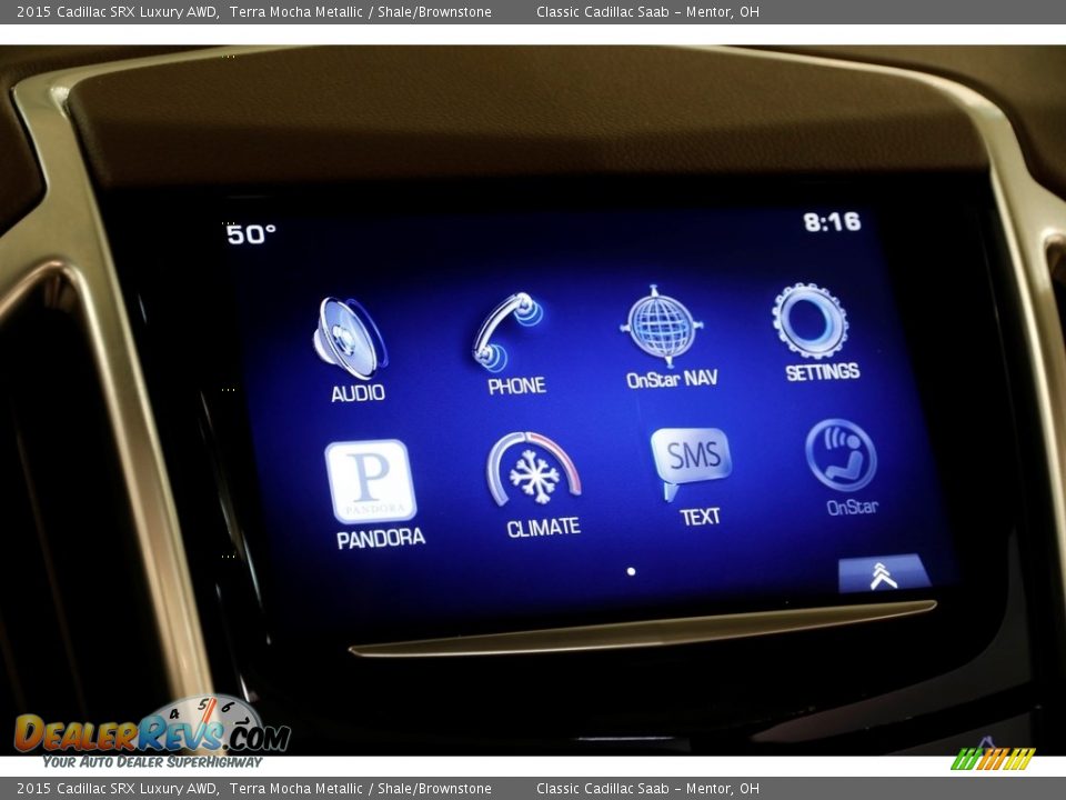 2015 Cadillac SRX Luxury AWD Terra Mocha Metallic / Shale/Brownstone Photo #11