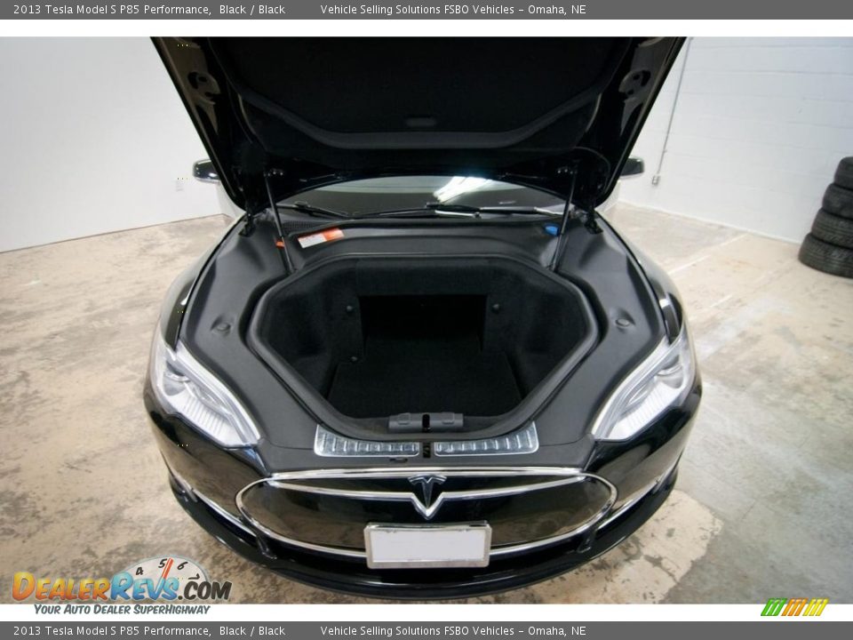 2013 Tesla Model S P85 Performance Black / Black Photo #7