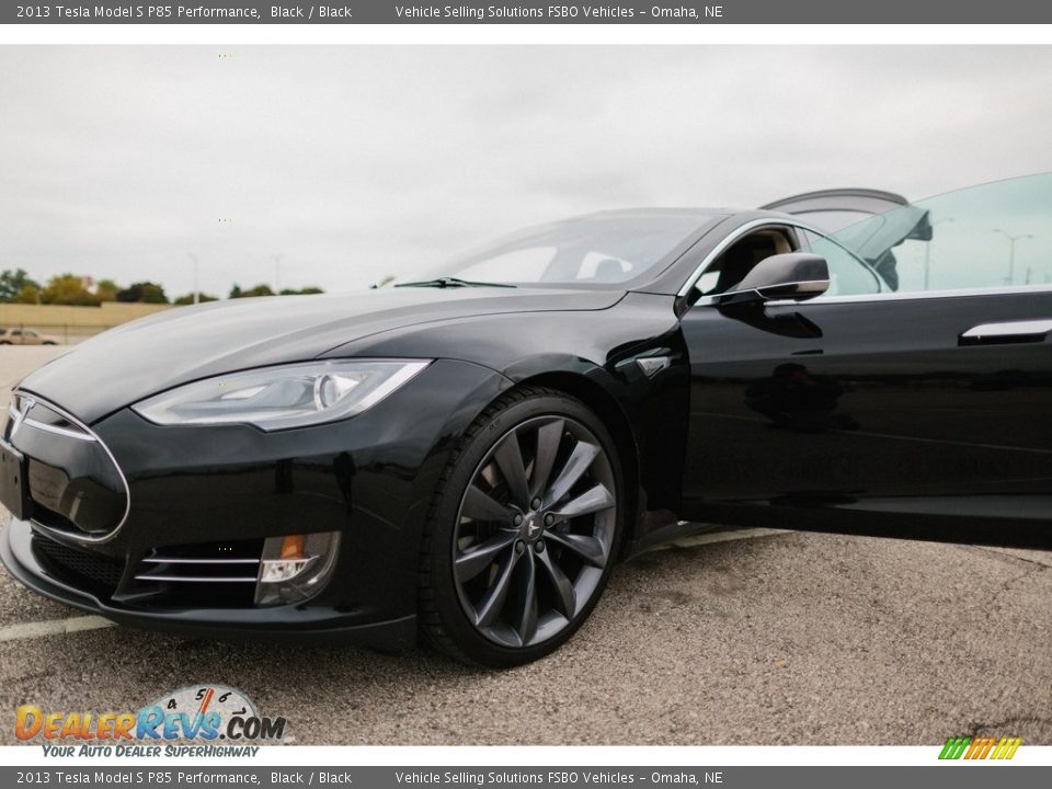 2013 Tesla Model S P85 Performance Black / Black Photo #20