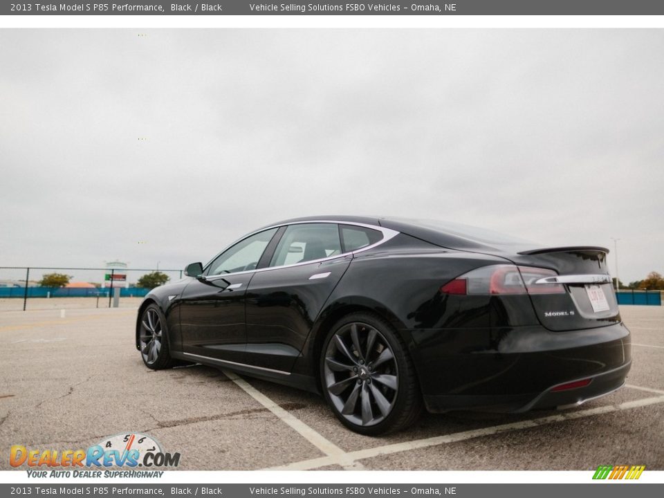 2013 Tesla Model S P85 Performance Black / Black Photo #23