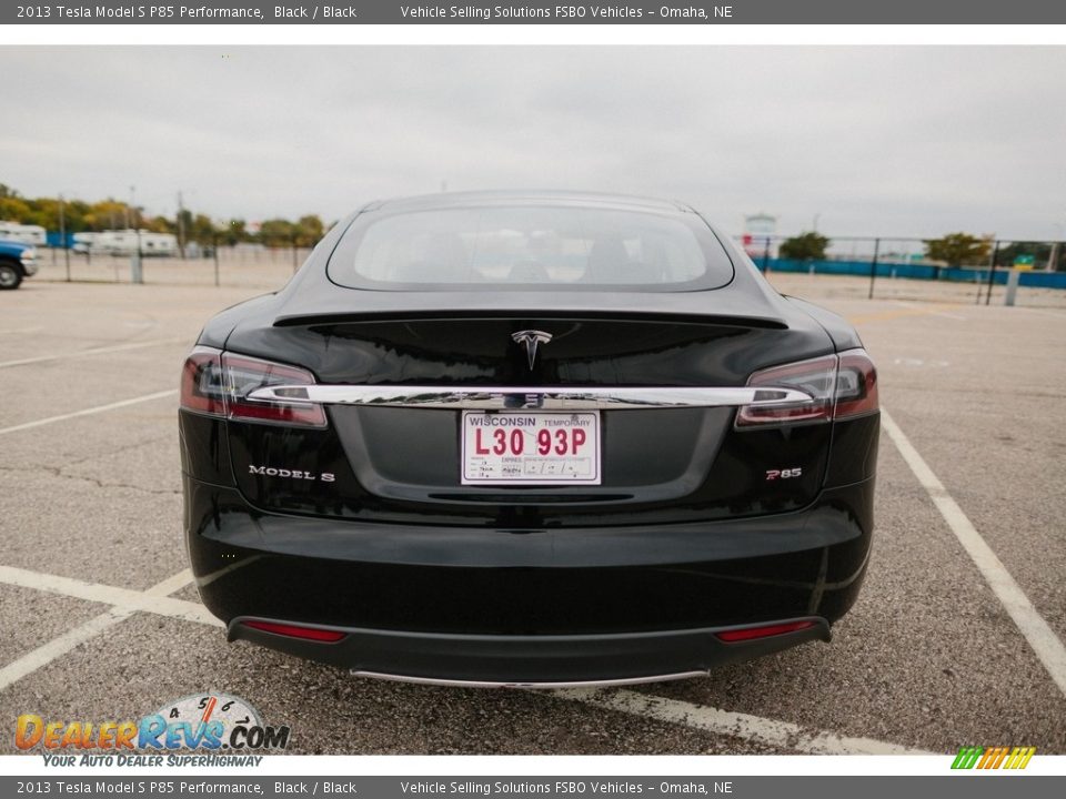 2013 Tesla Model S P85 Performance Black / Black Photo #24