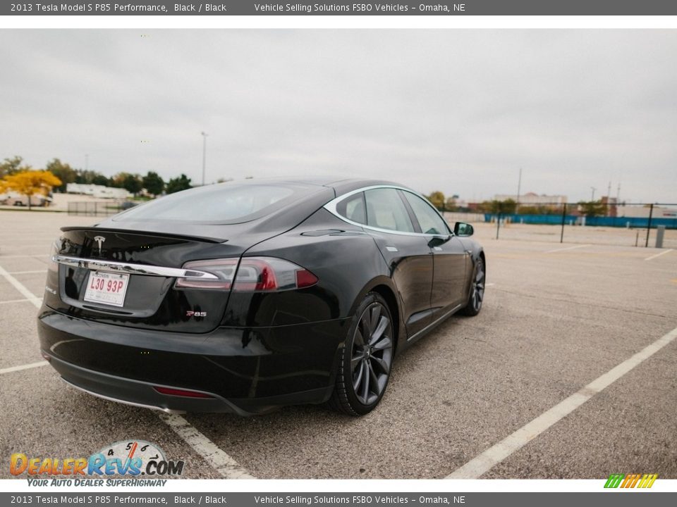 2013 Tesla Model S P85 Performance Black / Black Photo #25