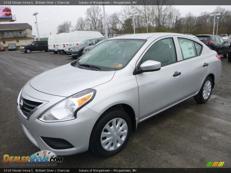 2018 Nissan Versa S Brilliant Silver / Charcoal Photo #8