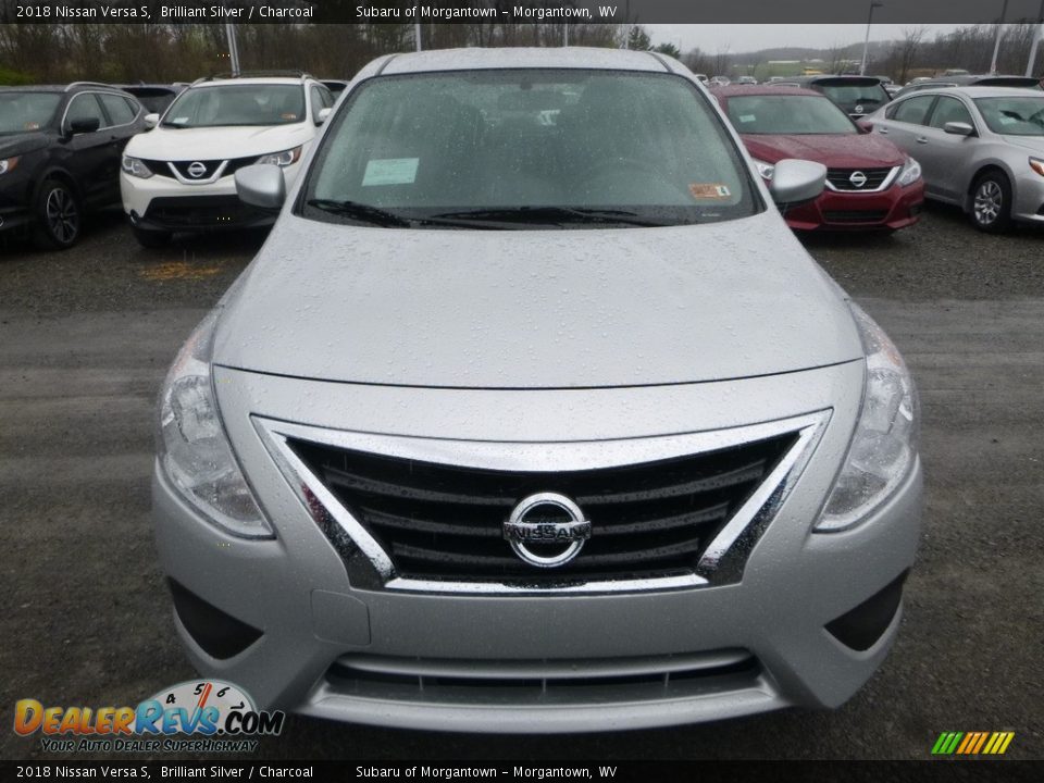 2018 Nissan Versa S Brilliant Silver / Charcoal Photo #9