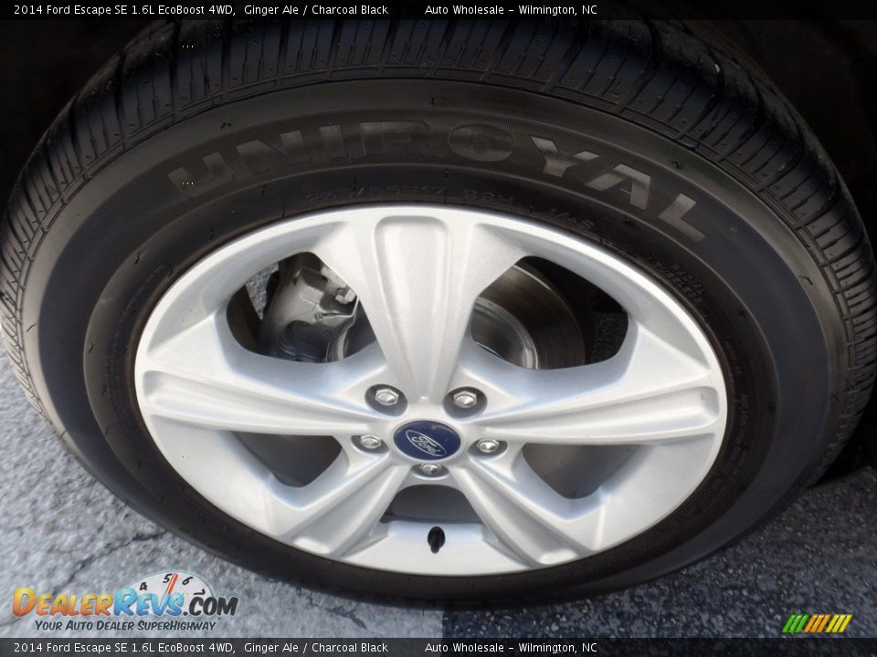 2014 Ford Escape SE 1.6L EcoBoost 4WD Ginger Ale / Charcoal Black Photo #7