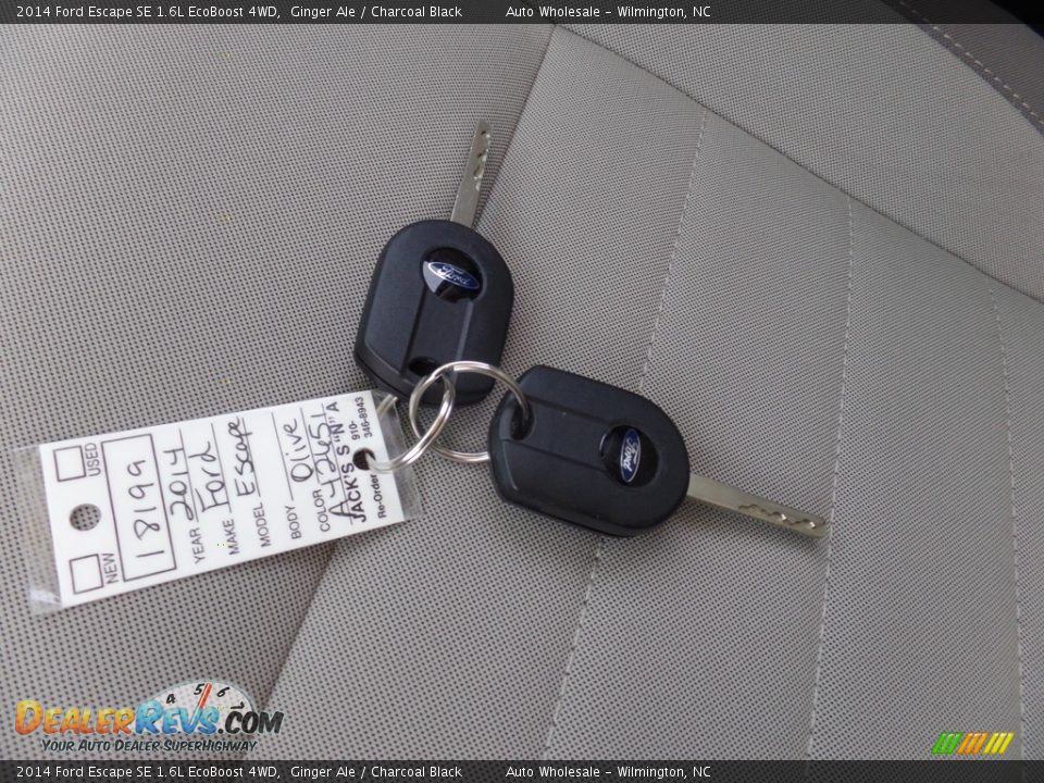 2014 Ford Escape SE 1.6L EcoBoost 4WD Ginger Ale / Charcoal Black Photo #20