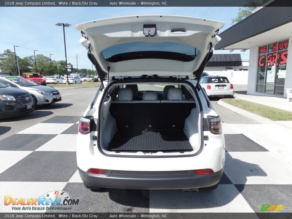 2018 Jeep Compass Limited White / Black/Ski Gray Photo #5