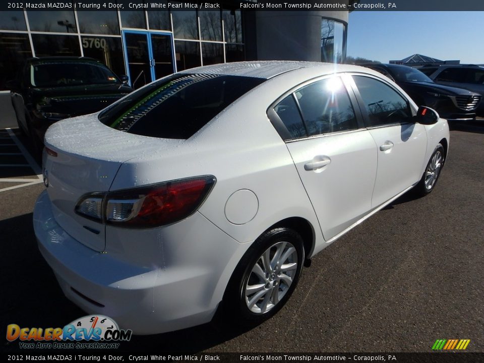 2012 Mazda MAZDA3 i Touring 4 Door Crystal White Pearl Mica / Black Photo #2