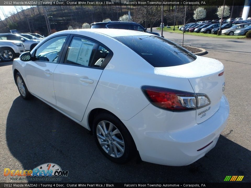 2012 Mazda MAZDA3 i Touring 4 Door Crystal White Pearl Mica / Black Photo #4