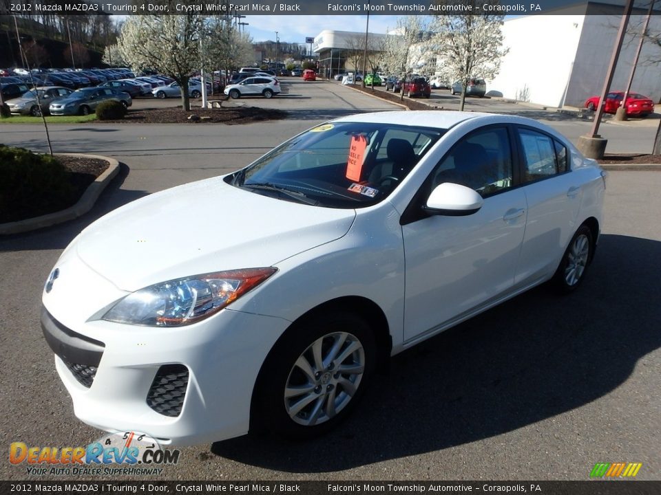 2012 Mazda MAZDA3 i Touring 4 Door Crystal White Pearl Mica / Black Photo #6