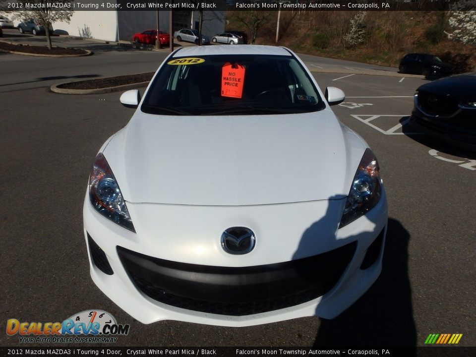 2012 Mazda MAZDA3 i Touring 4 Door Crystal White Pearl Mica / Black Photo #7