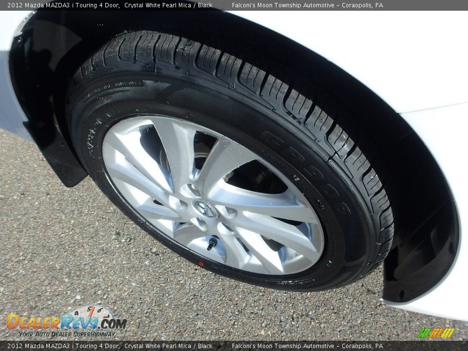 2012 Mazda MAZDA3 i Touring 4 Door Crystal White Pearl Mica / Black Photo #9