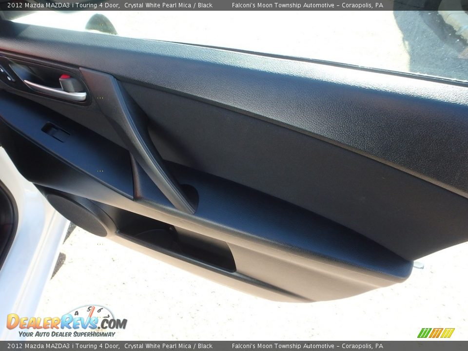 2012 Mazda MAZDA3 i Touring 4 Door Crystal White Pearl Mica / Black Photo #12