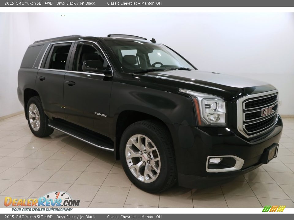 2015 GMC Yukon SLT 4WD Onyx Black / Jet Black Photo #1