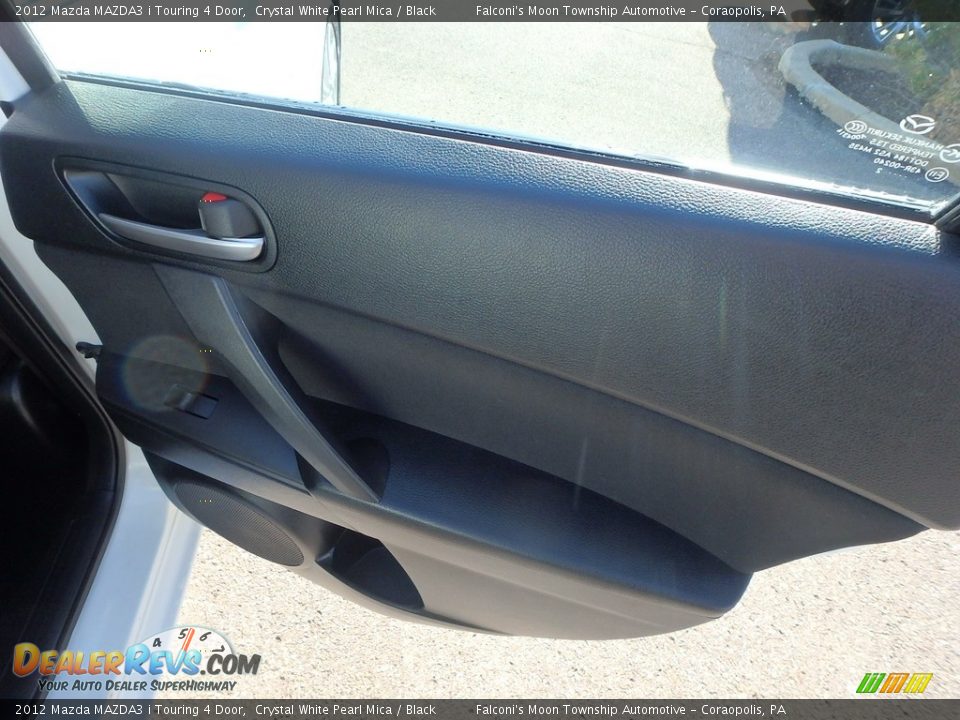 2012 Mazda MAZDA3 i Touring 4 Door Crystal White Pearl Mica / Black Photo #14
