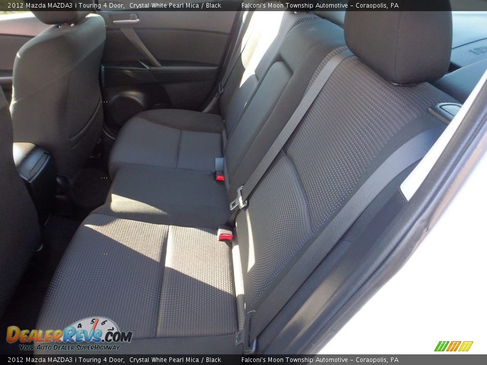 2012 Mazda MAZDA3 i Touring 4 Door Crystal White Pearl Mica / Black Photo #16