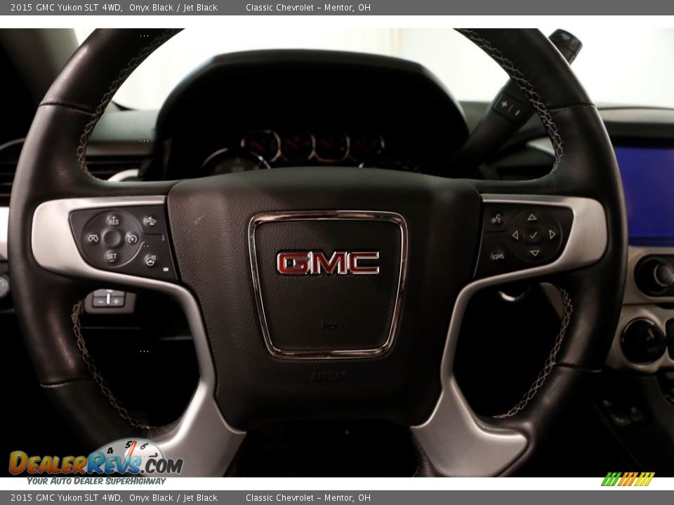 2015 GMC Yukon SLT 4WD Onyx Black / Jet Black Photo #6