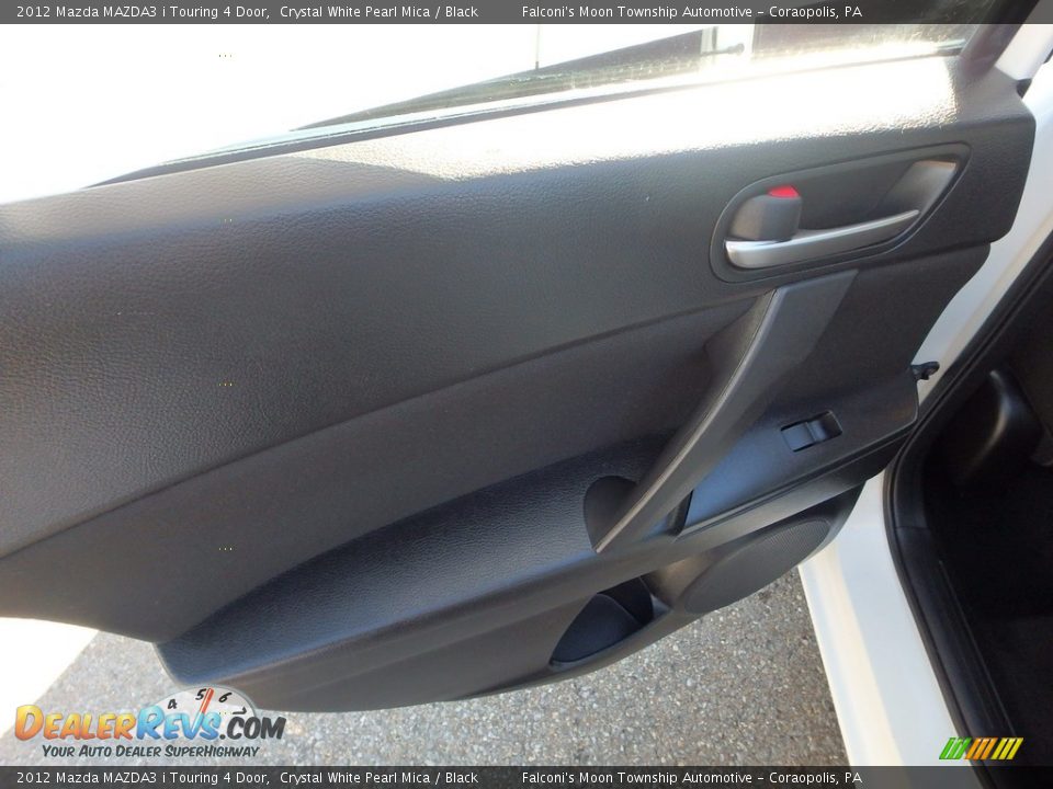 2012 Mazda MAZDA3 i Touring 4 Door Crystal White Pearl Mica / Black Photo #18