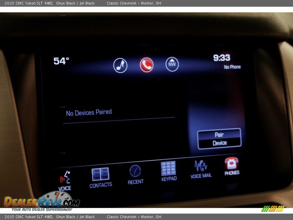 2015 GMC Yukon SLT 4WD Onyx Black / Jet Black Photo #10
