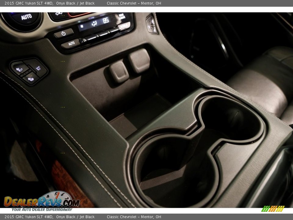 2015 GMC Yukon SLT 4WD Onyx Black / Jet Black Photo #12