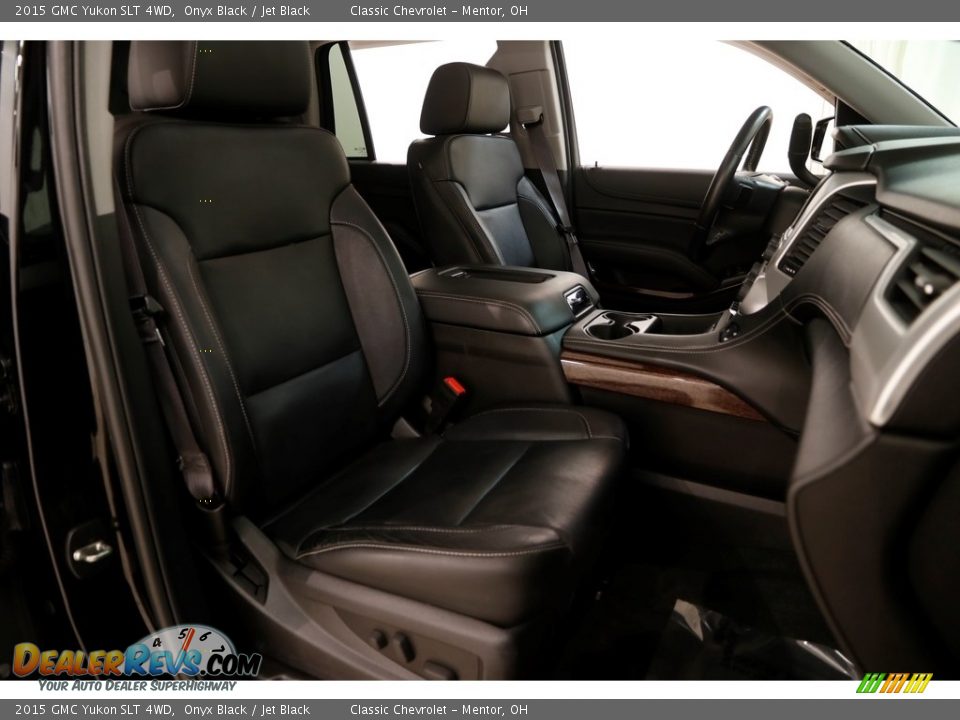 2015 GMC Yukon SLT 4WD Onyx Black / Jet Black Photo #13