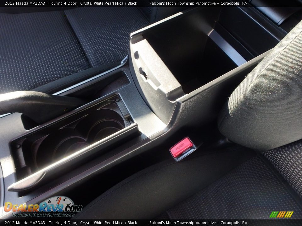 2012 Mazda MAZDA3 i Touring 4 Door Crystal White Pearl Mica / Black Photo #22