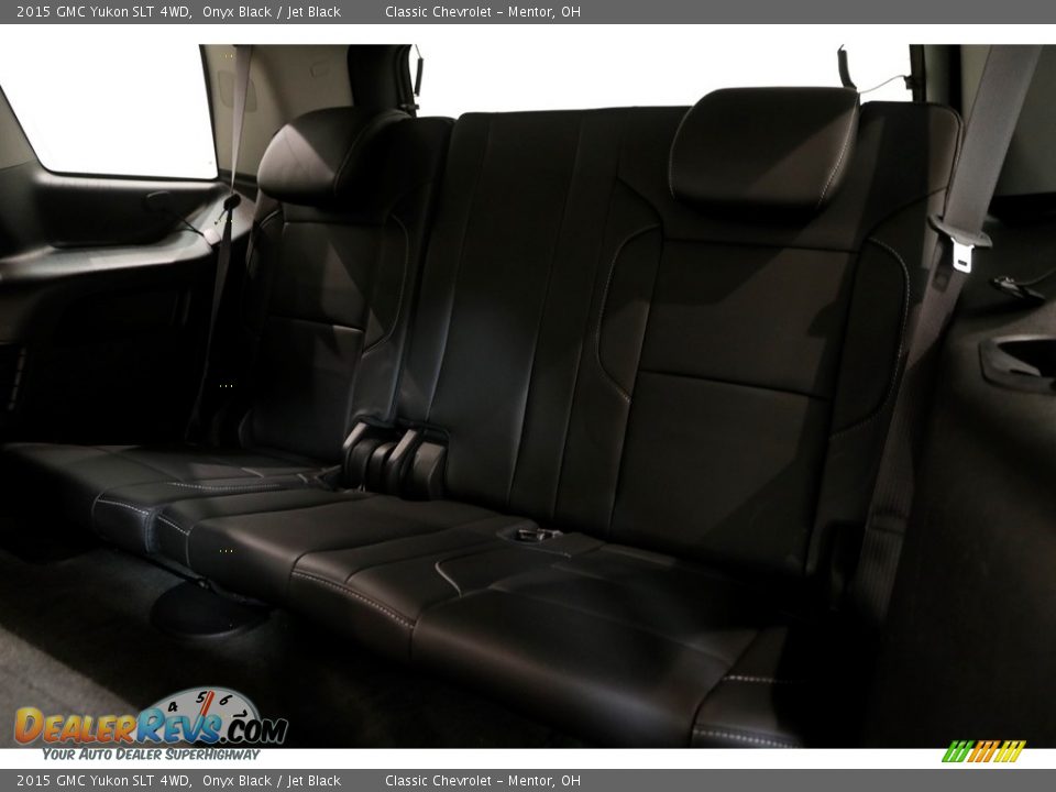 2015 GMC Yukon SLT 4WD Onyx Black / Jet Black Photo #17