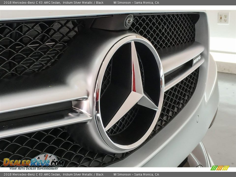 2018 Mercedes-Benz C 63 AMG Sedan Iridium Silver Metallic / Black Photo #33