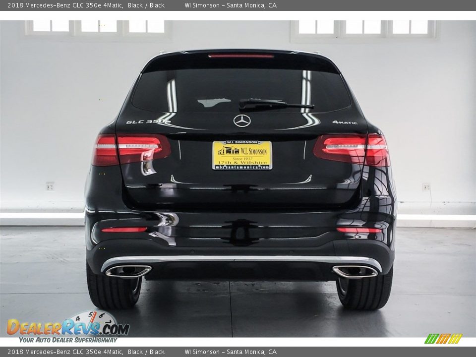 2018 Mercedes-Benz GLC 350e 4Matic Black / Black Photo #4