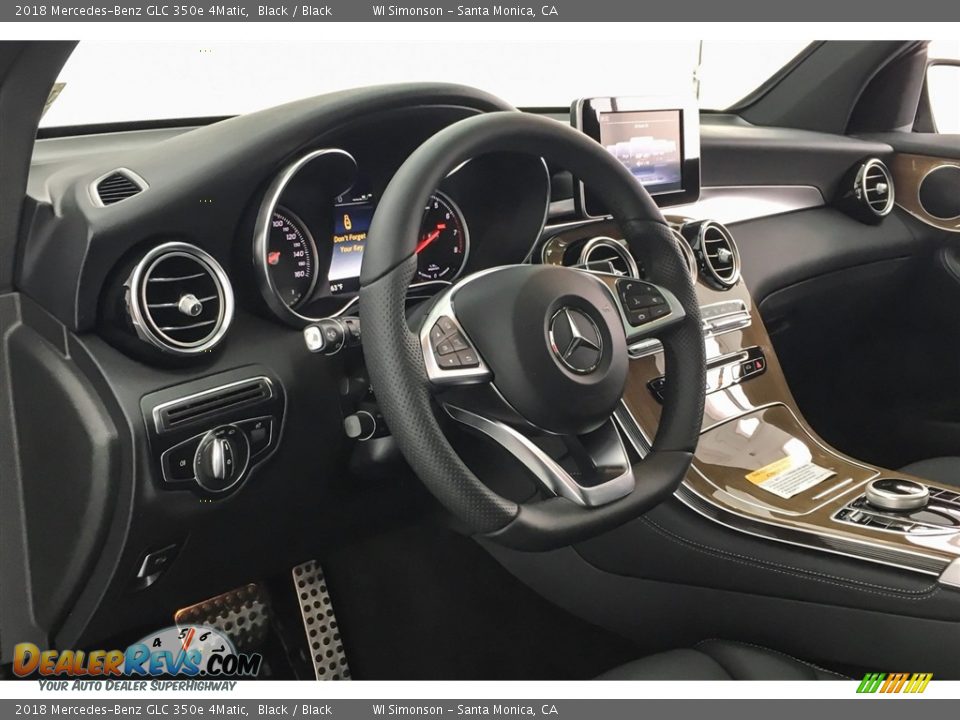 2018 Mercedes-Benz GLC 350e 4Matic Black / Black Photo #5