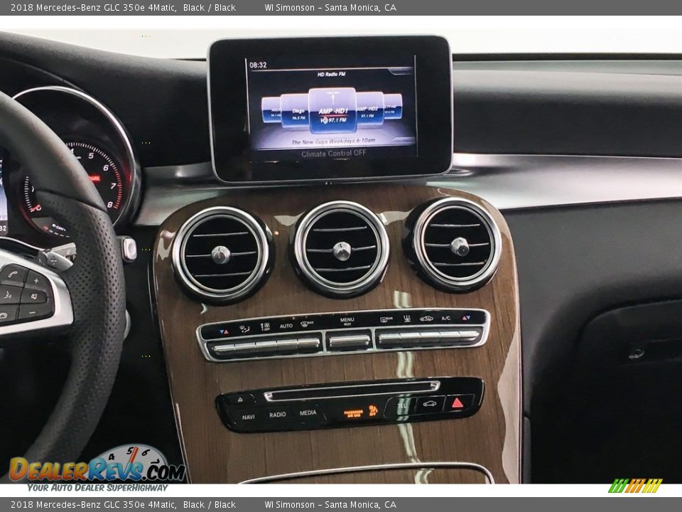 2018 Mercedes-Benz GLC 350e 4Matic Black / Black Photo #6