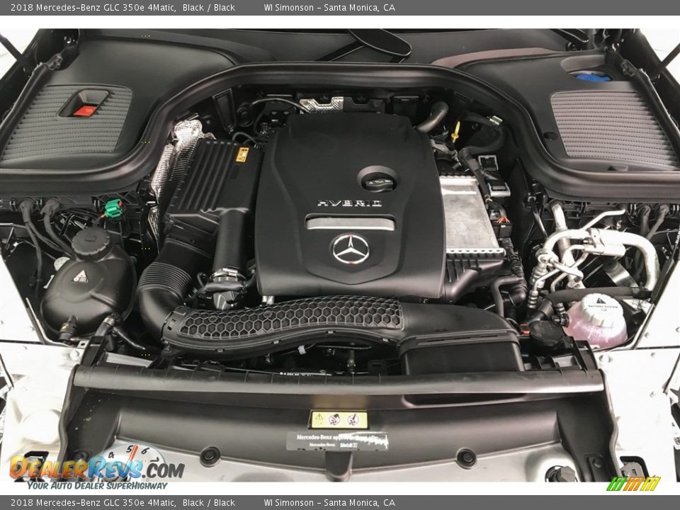 2018 Mercedes-Benz GLC 350e 4Matic Black / Black Photo #8