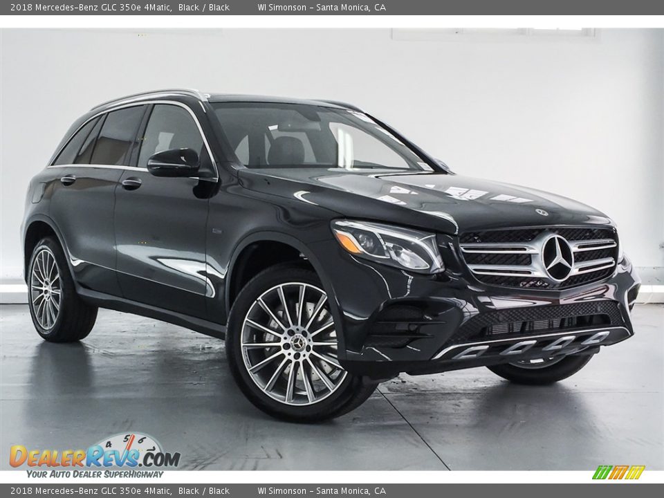 2018 Mercedes-Benz GLC 350e 4Matic Black / Black Photo #12