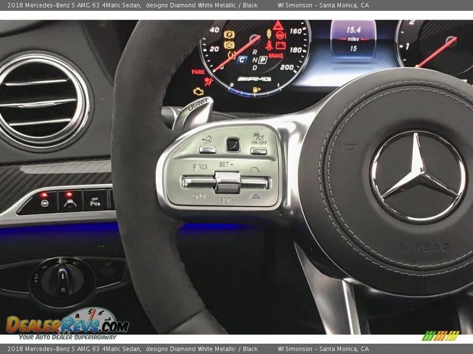 2018 Mercedes-Benz S AMG 63 4Matic Sedan Steering Wheel Photo #18
