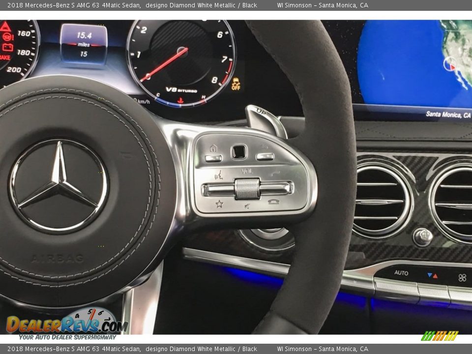 2018 Mercedes-Benz S AMG 63 4Matic Sedan Steering Wheel Photo #19