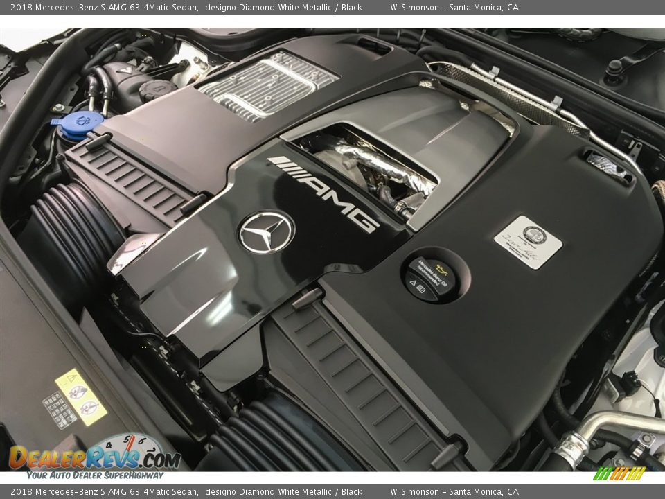 2018 Mercedes-Benz S AMG 63 4Matic Sedan 4.0 Liter biturbo DOHC 32-Valve VVT V8 Engine Photo #31