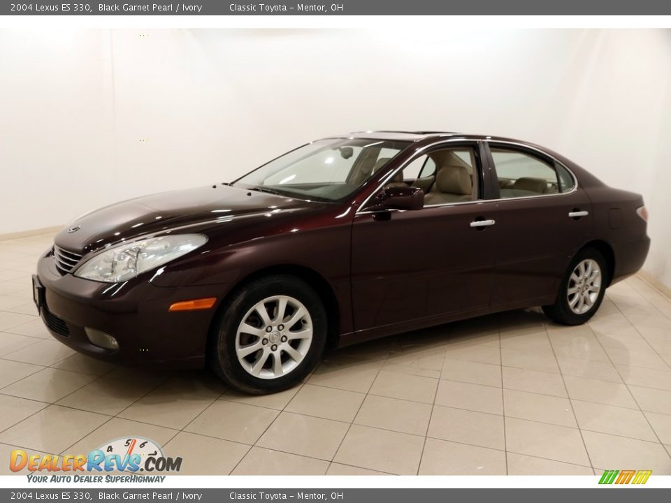 2004 Lexus ES 330 Black Garnet Pearl / Ivory Photo #3