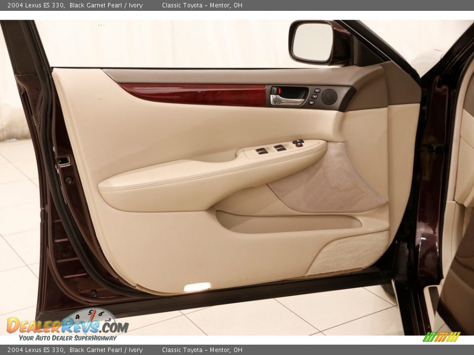 2004 Lexus ES 330 Black Garnet Pearl / Ivory Photo #4