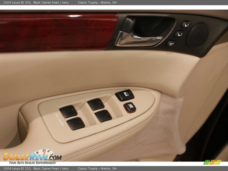 2004 Lexus ES 330 Black Garnet Pearl / Ivory Photo #5