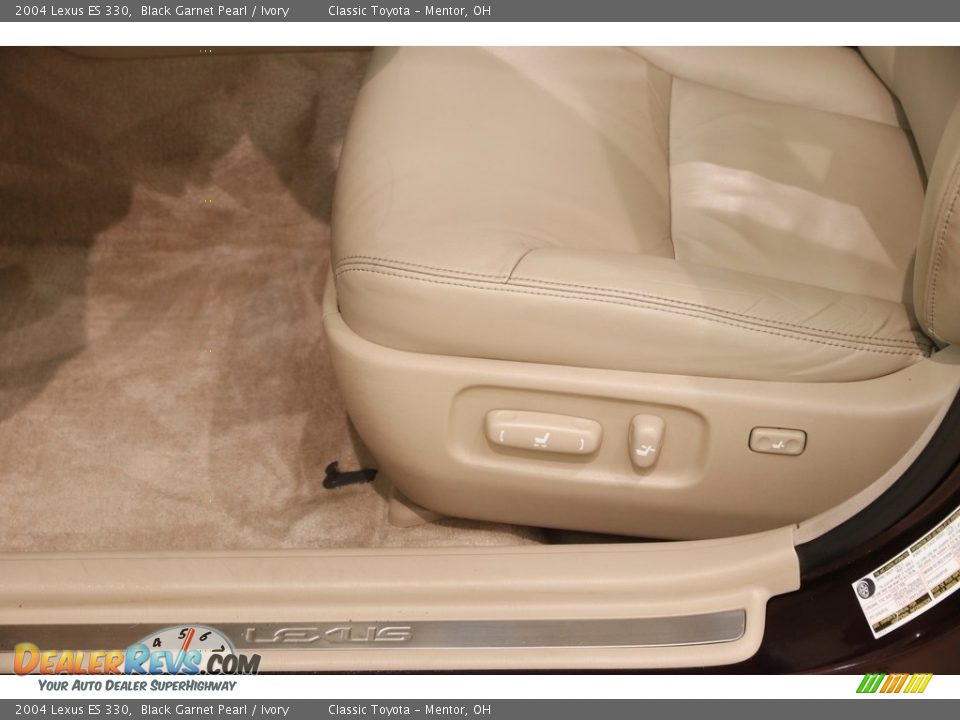 2004 Lexus ES 330 Black Garnet Pearl / Ivory Photo #6